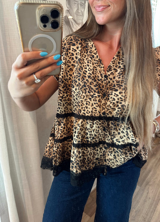 Chic Cheetah Blouse