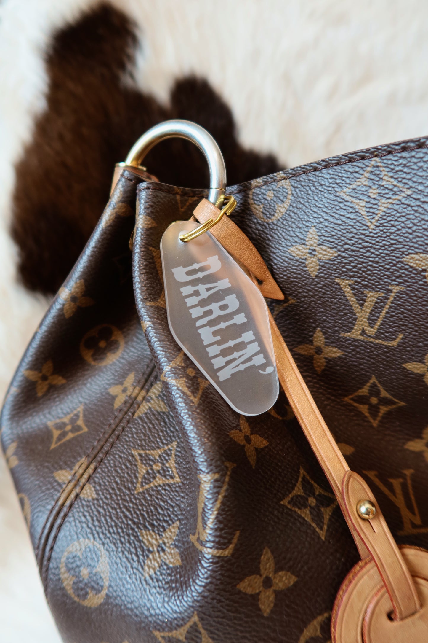 Cowgirl Keychain