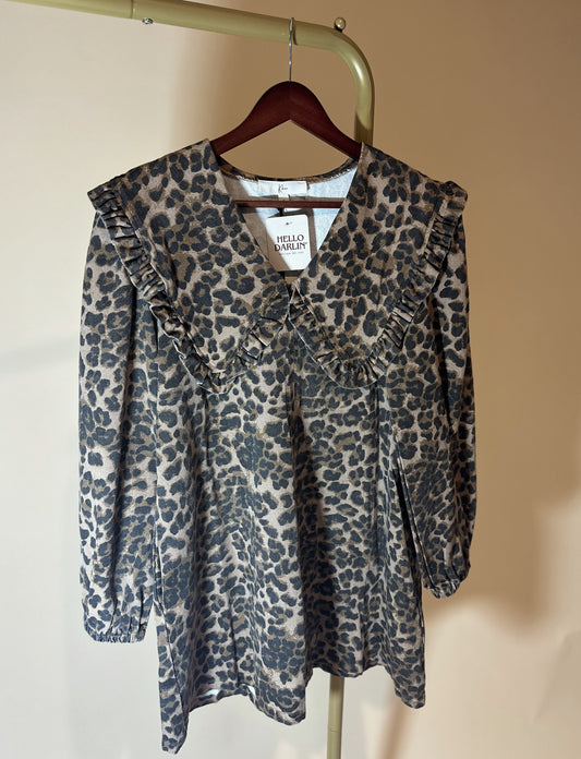 Cheetah Babydoll Dress