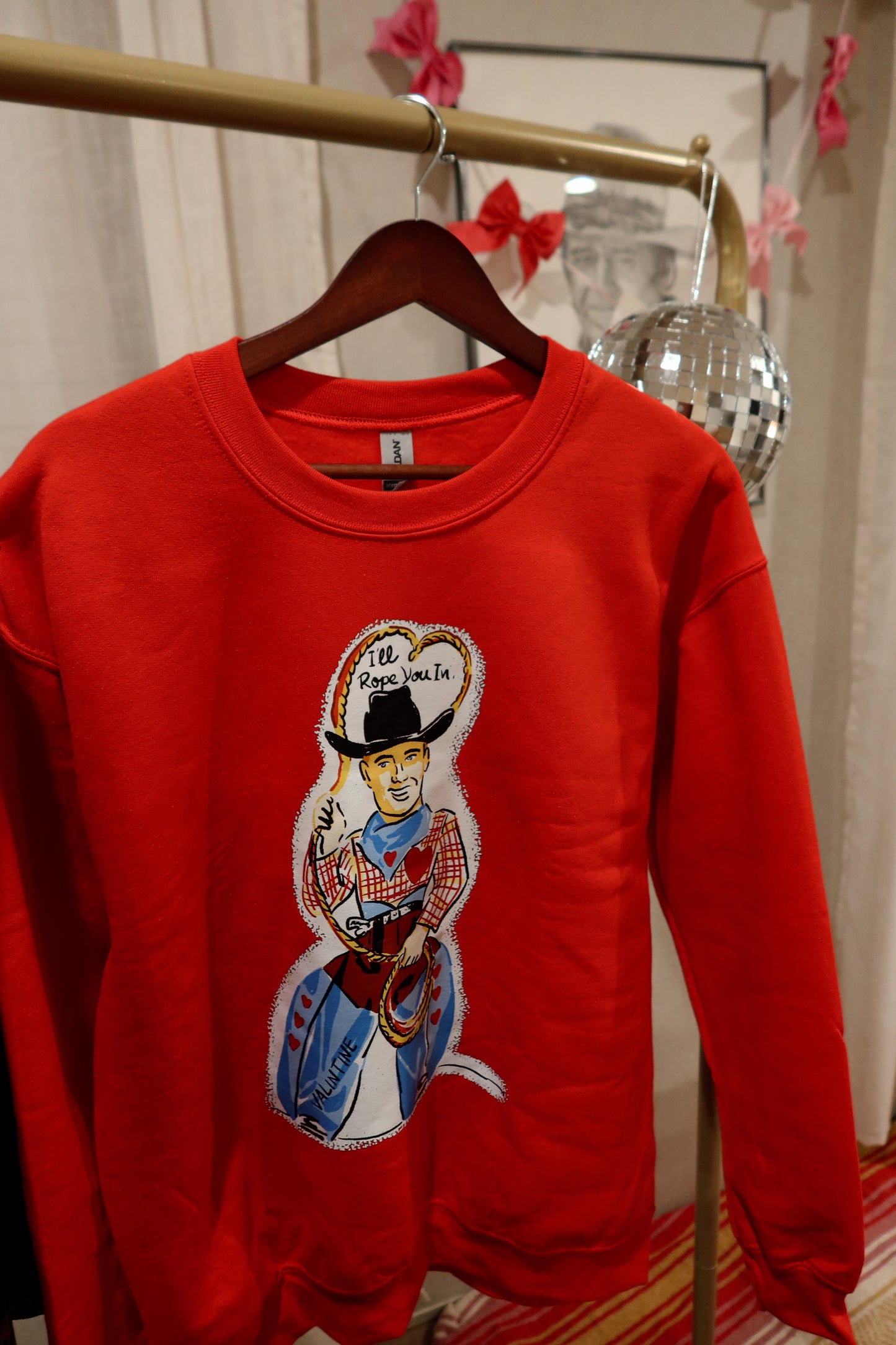 Cowboy Valentine Sweatshirt