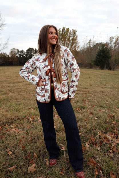 Ropin' Cowgirl Quilted Jacket