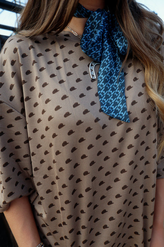 Oversized Howdy Dotty Tee