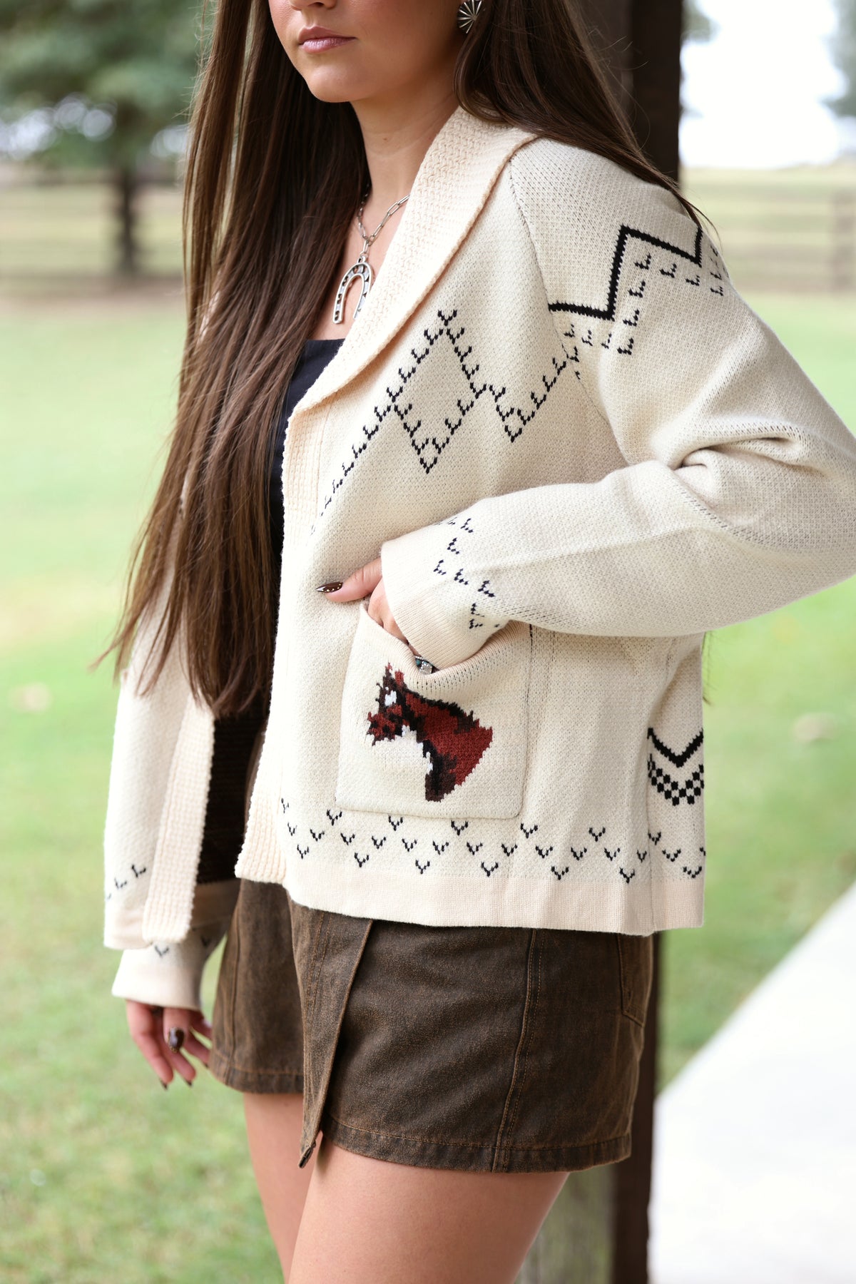 Horse Knit Cardigan