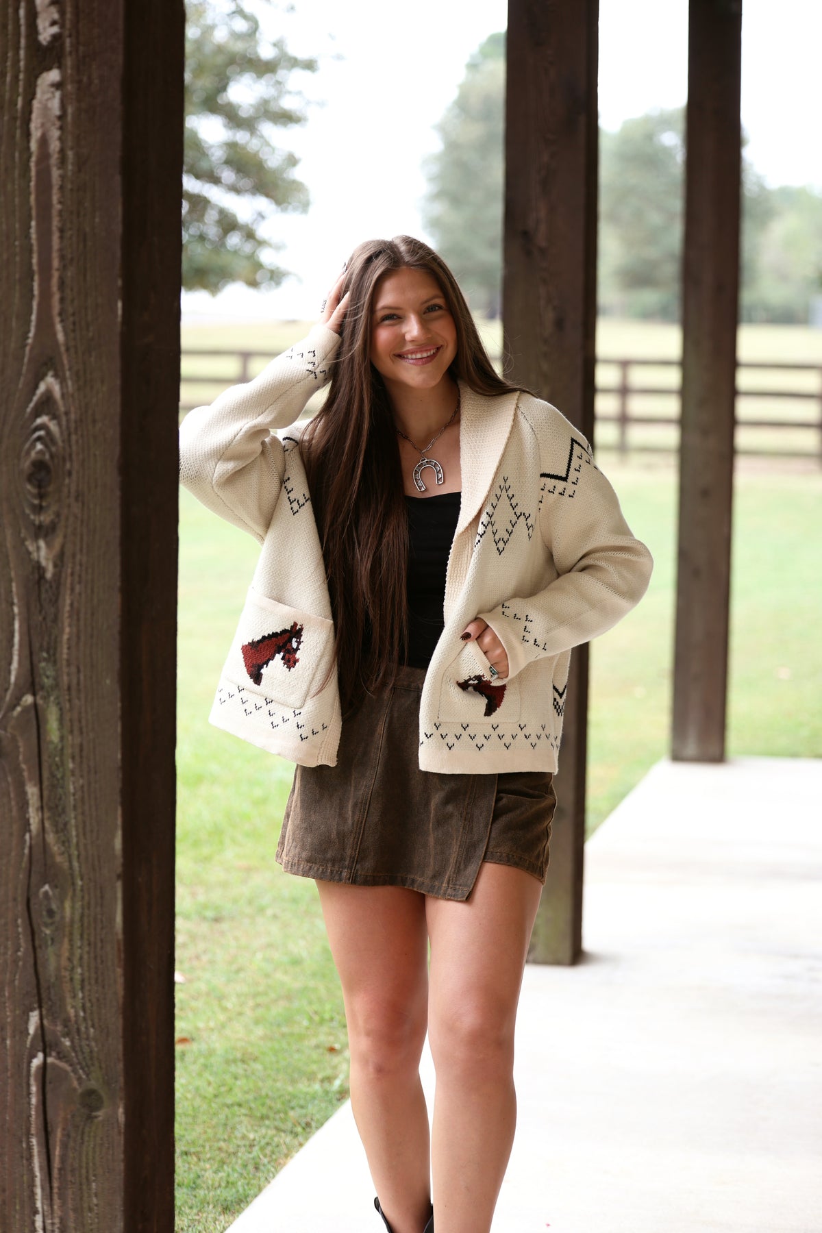 Horse Knit Cardigan