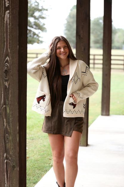 Horse Knit Cardigan