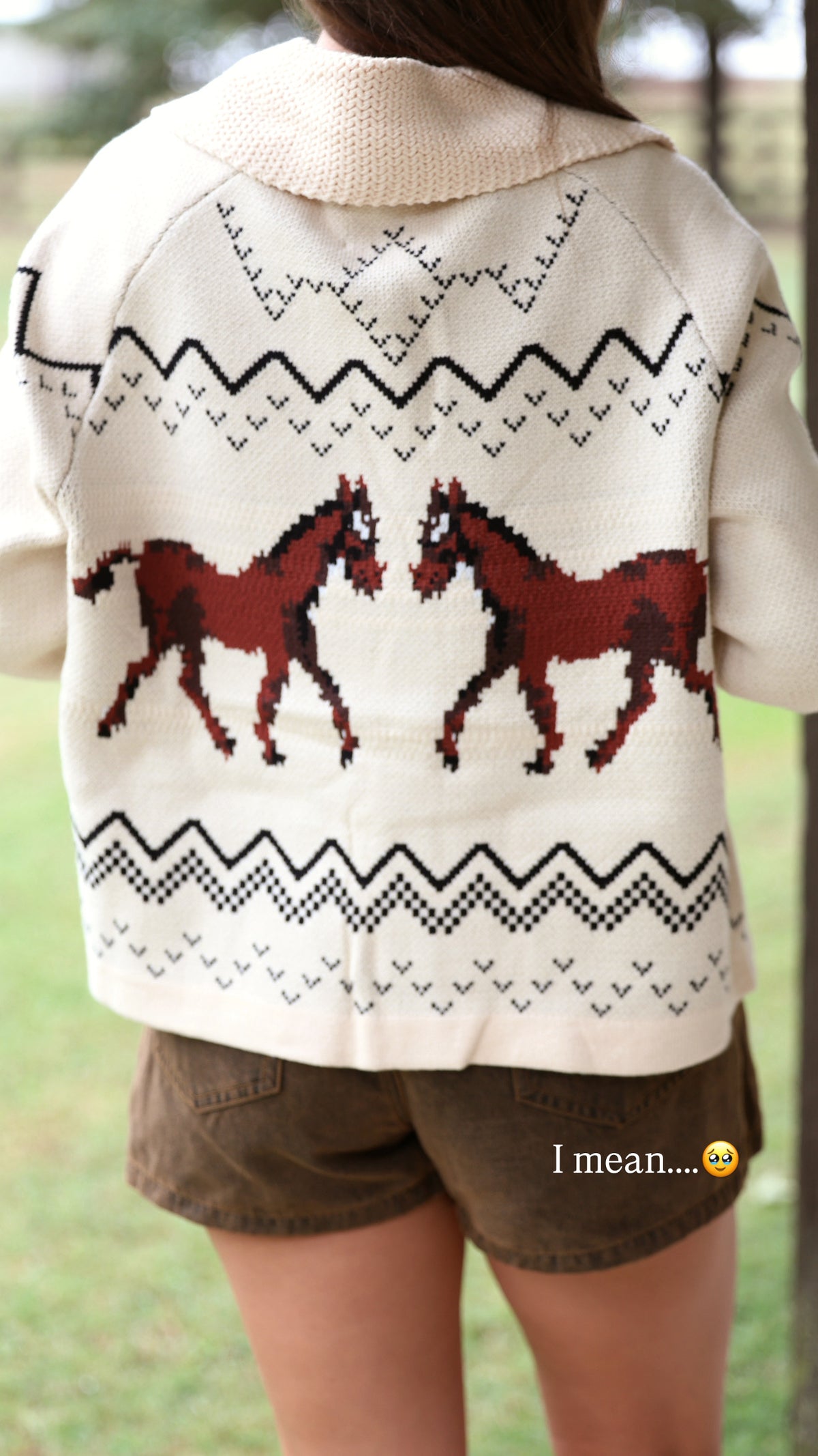 Horse Knit Cardigan