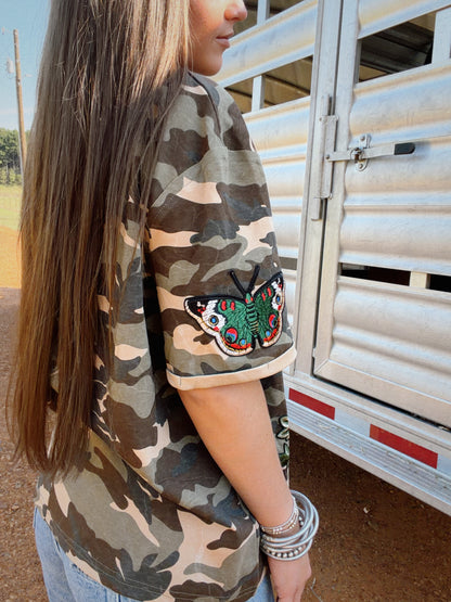 Mkay Camo Patch Tee