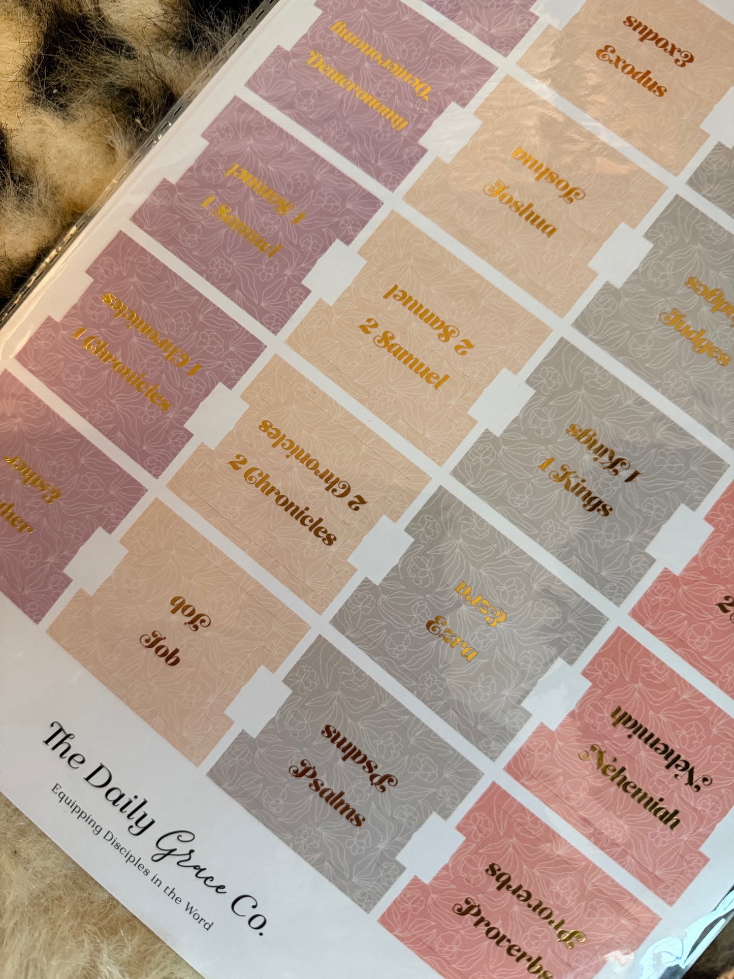 Floral Bible Tabs