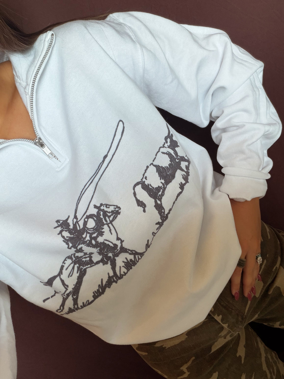 The Roper Quarter Zip Up