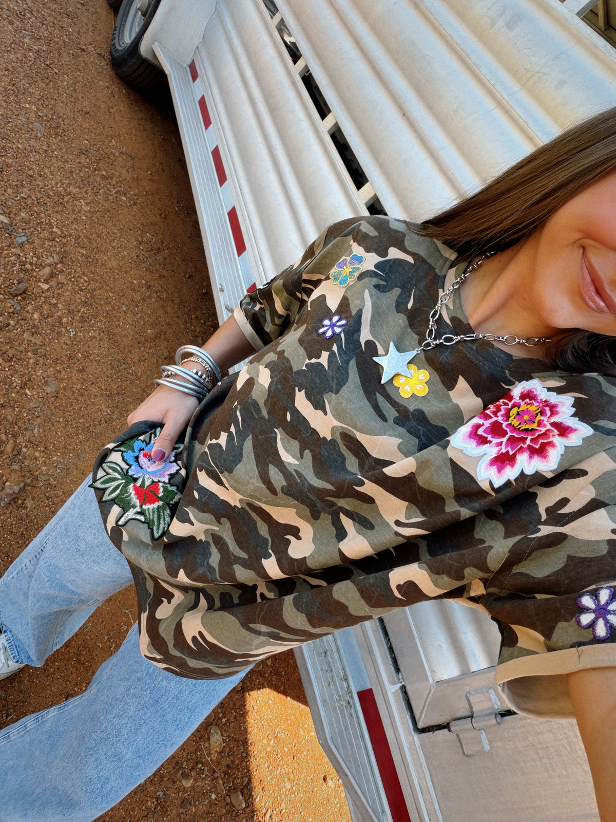 Mkay Camo Patch Tee
