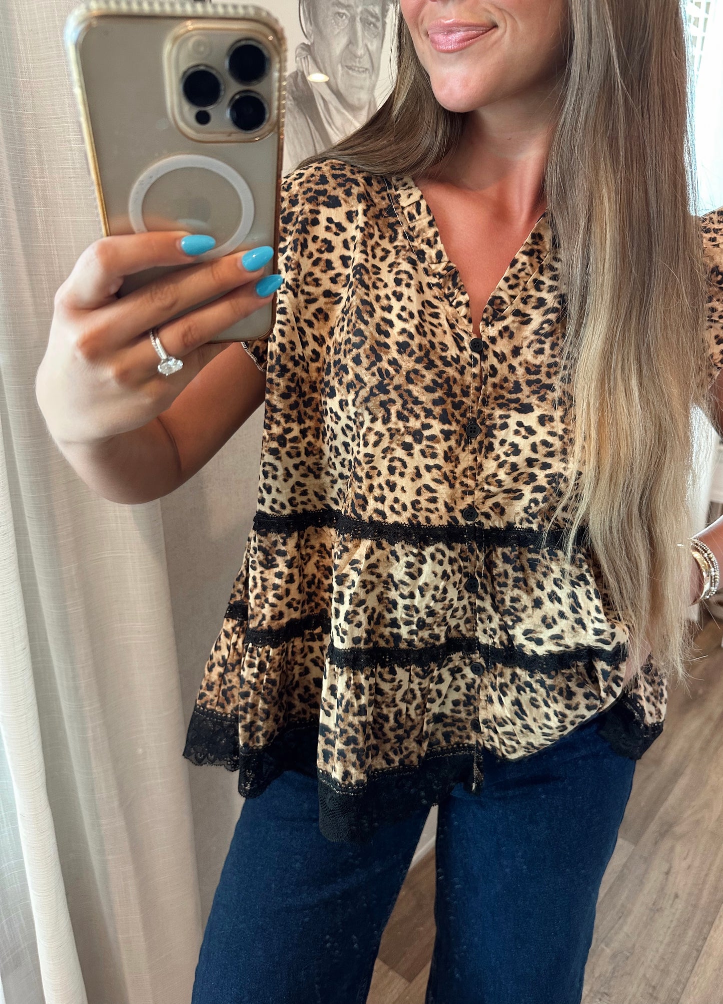 Chic Cheetah Blouse