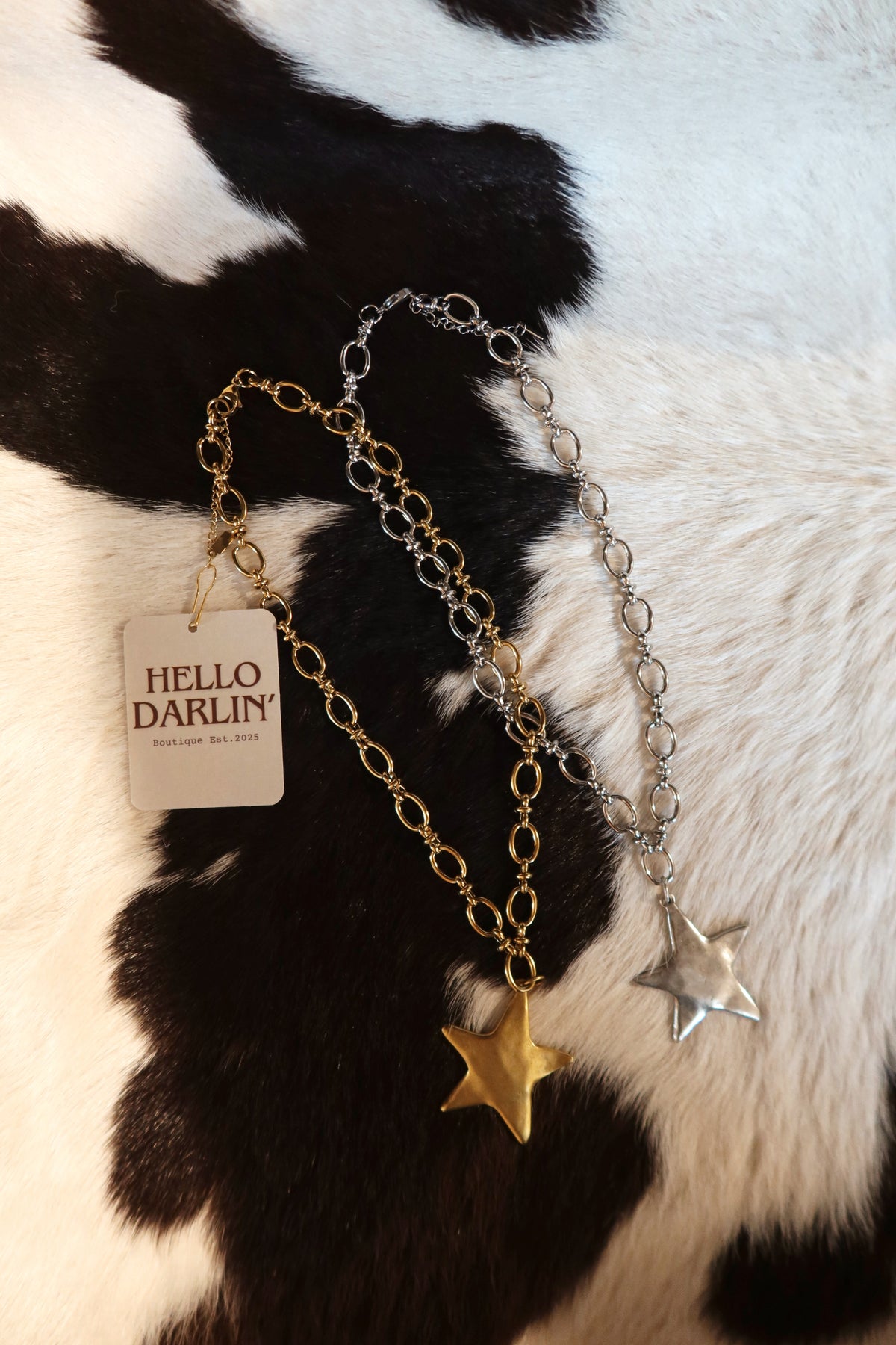 Hello Dar Chunky Star Necklace – Hello Darlin' Boutique
