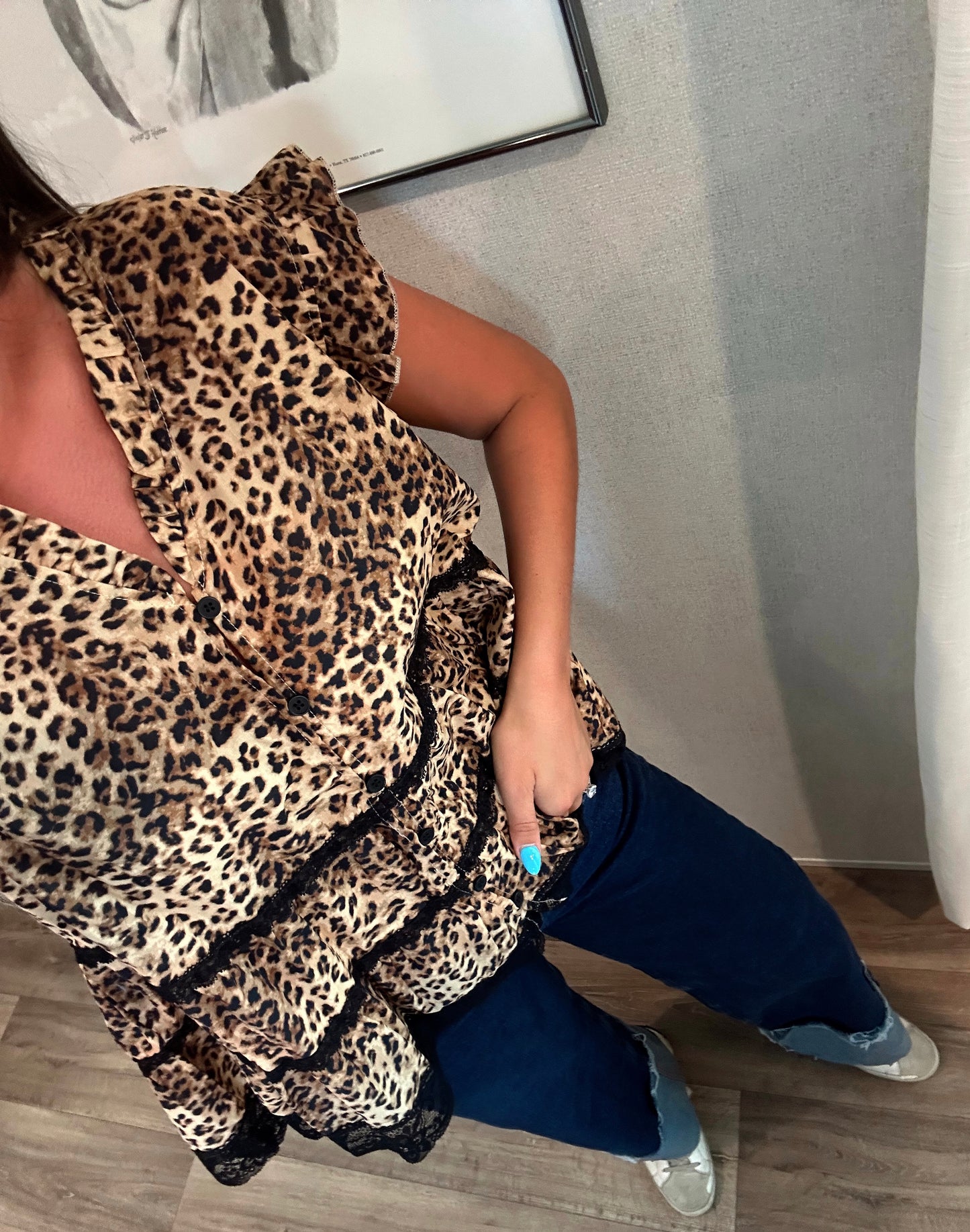 Chic Cheetah Blouse