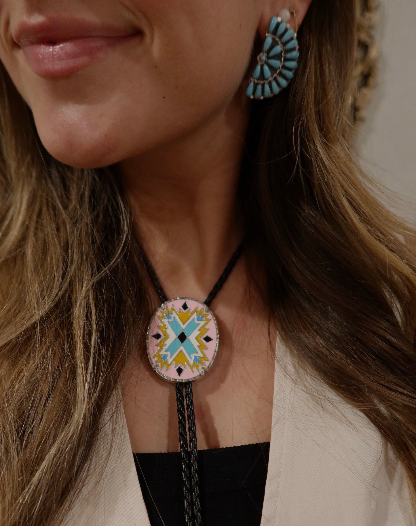 Cowboy Confetti Bolo Tie