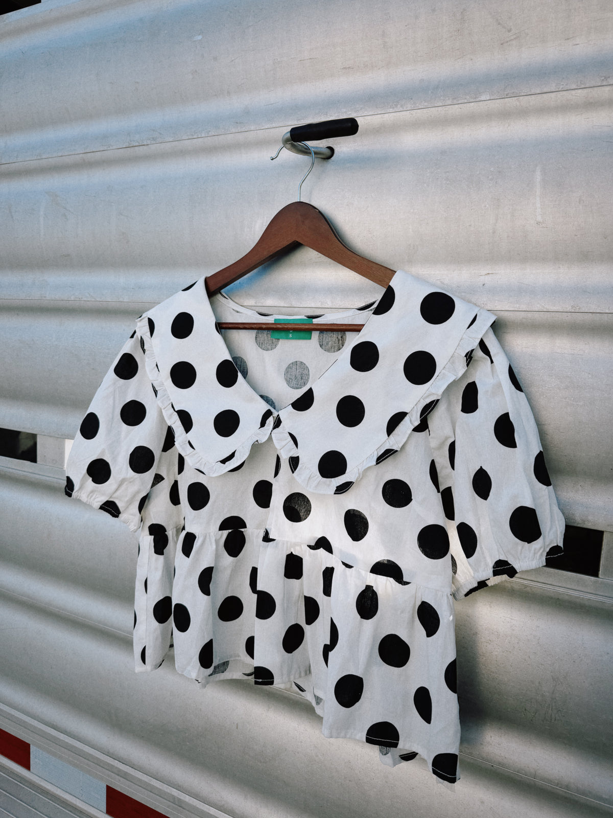 Polka Dot Tie Top