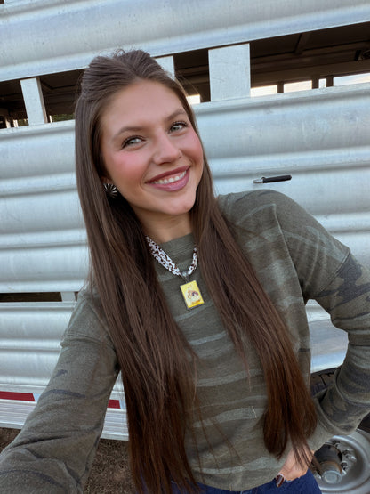 Cowgirl Cheetah Necklace
