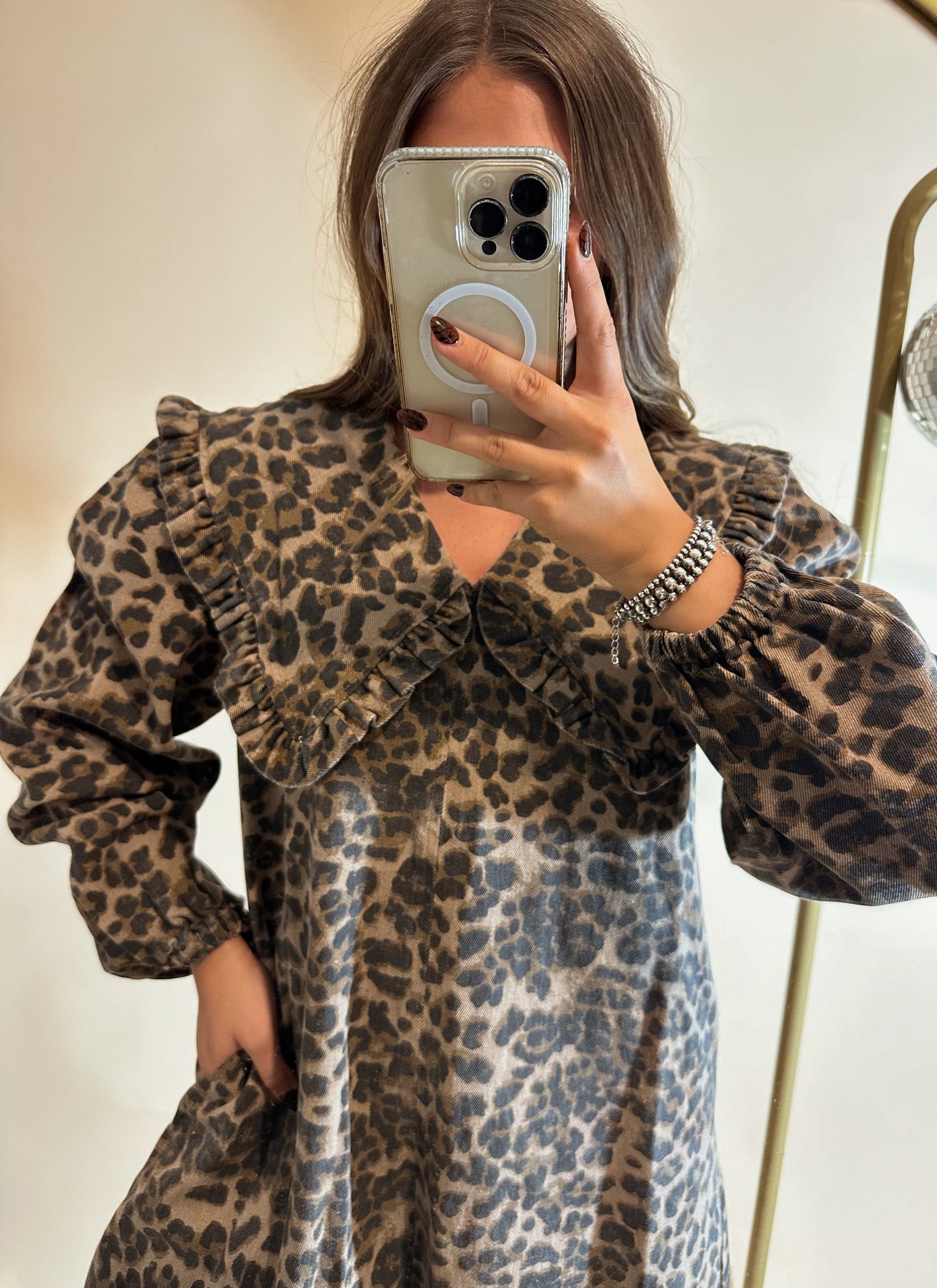 Cheetah Babydoll Dress