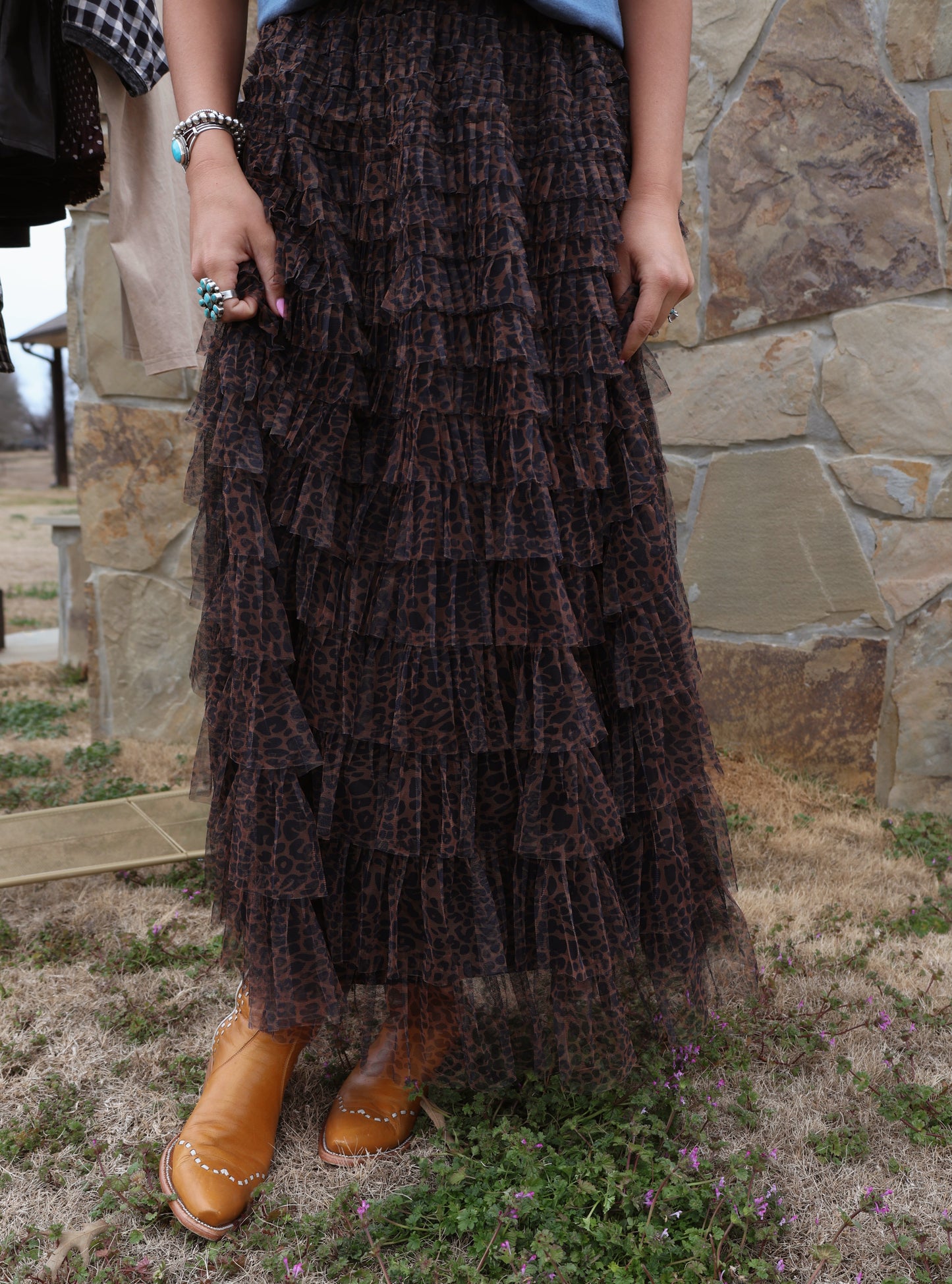 Dancing Away Cheetah Skirt