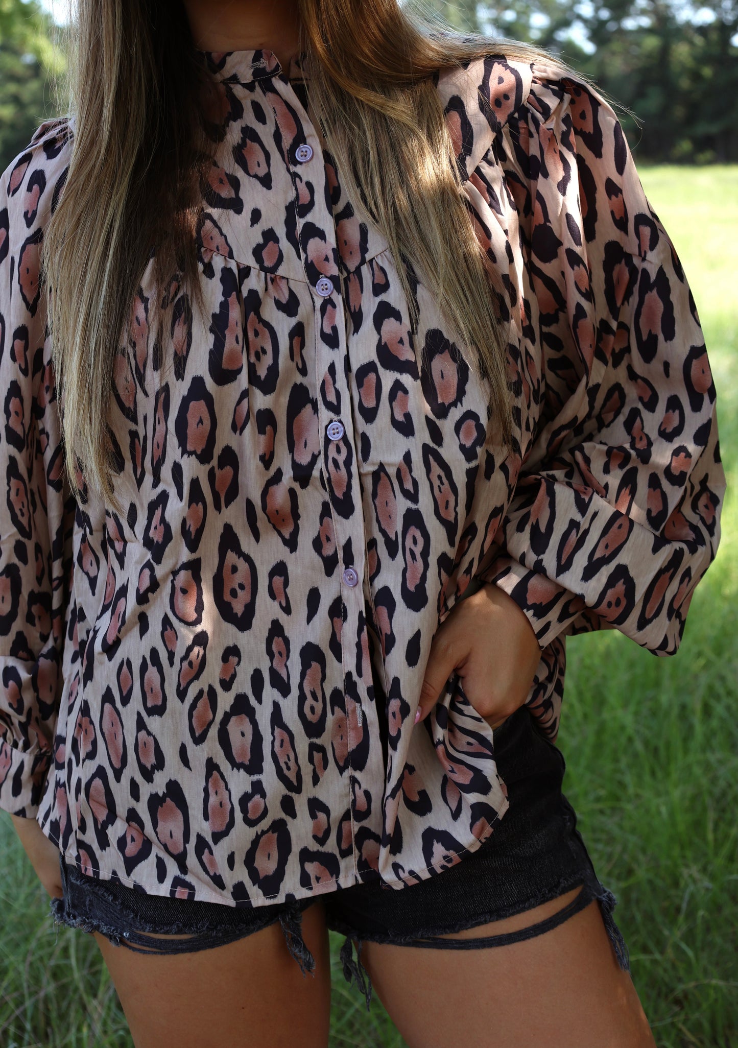 Wild Cheetah Blouse