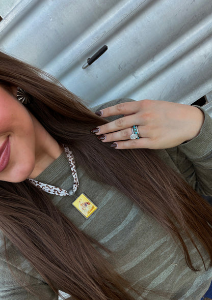 Cowgirl Cheetah Necklace