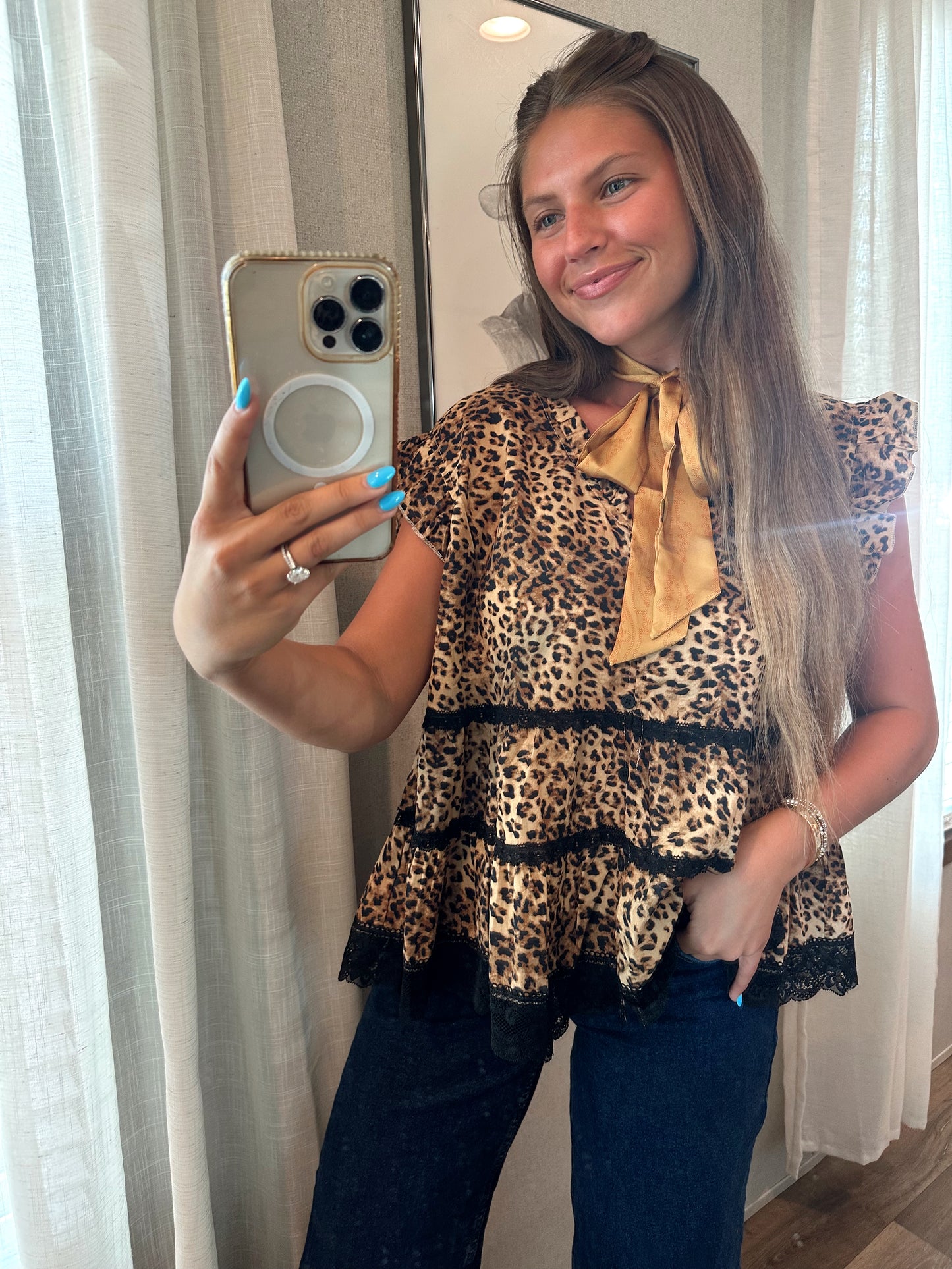Chic Cheetah Blouse