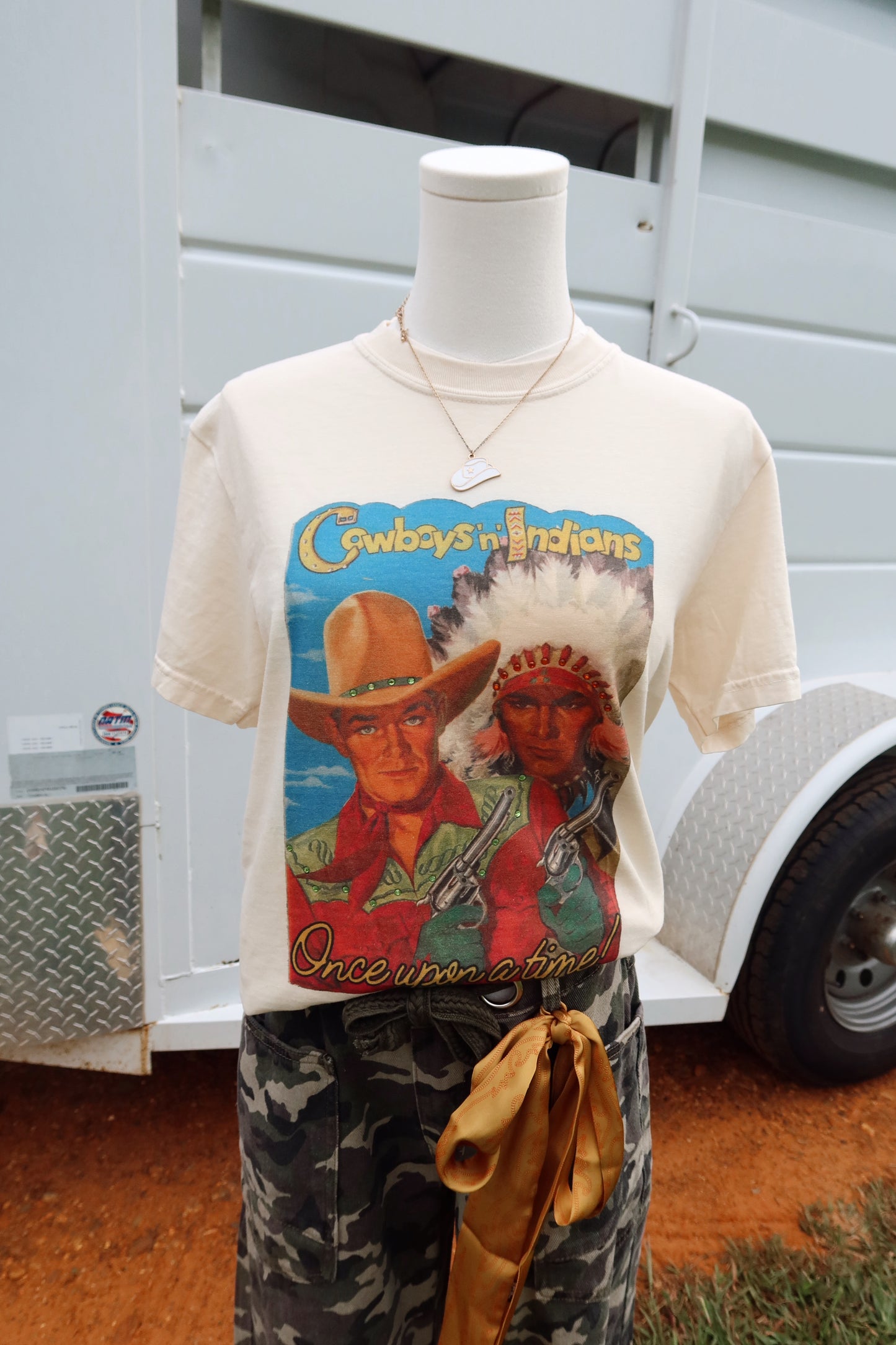 Cowboys 'n' Indians Jeweled Graphic