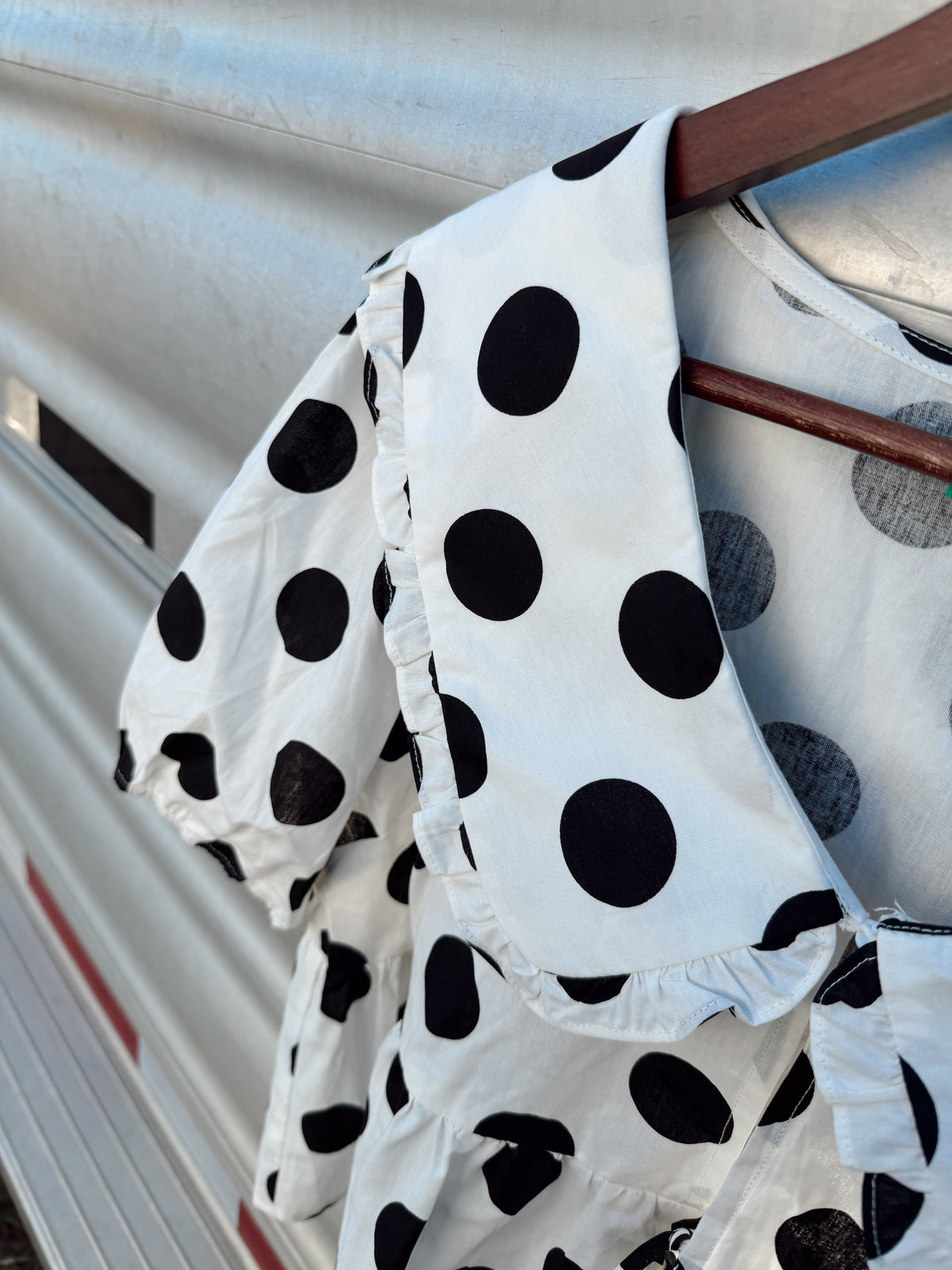 Polka Dot Tie Top