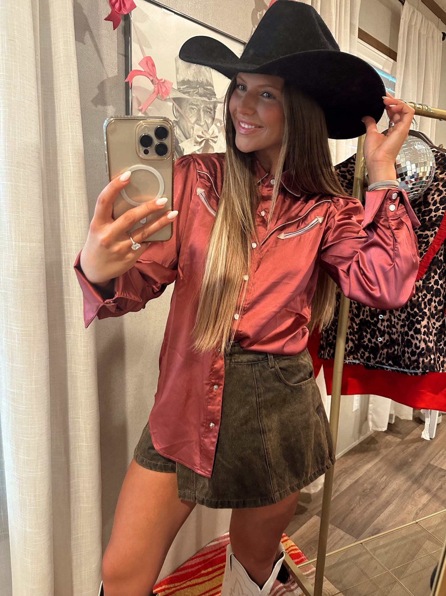Berry Howdy Hanny Pearl Snap
