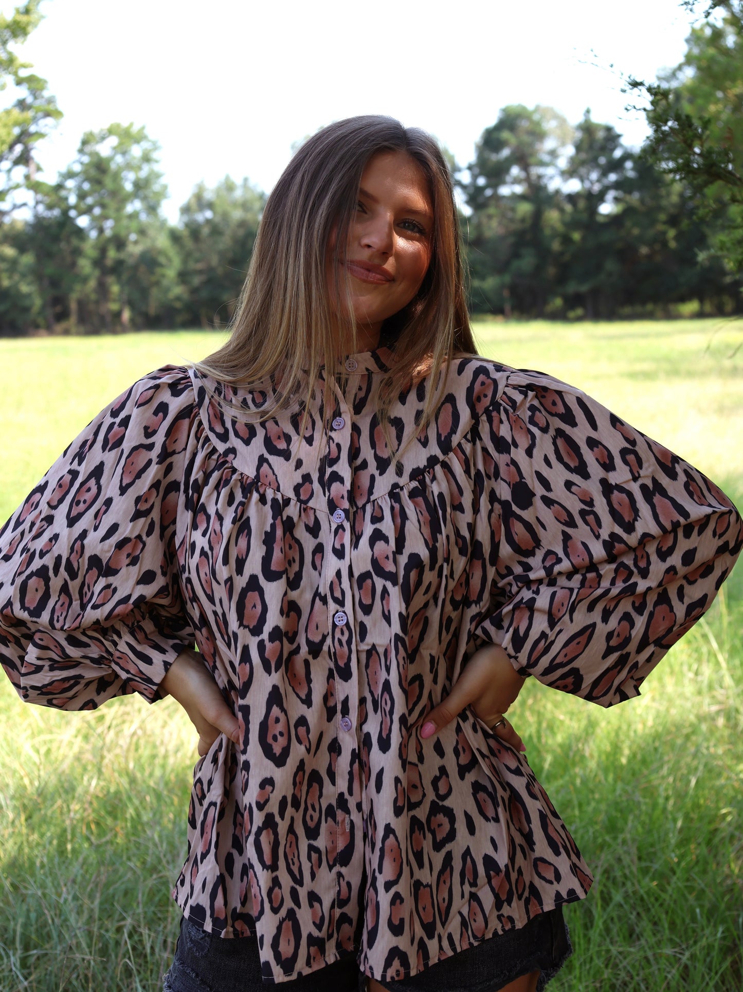 Wild Cheetah Blouse